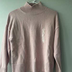 Light Pink Gap Turtleneck Sweater